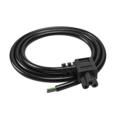IEC 320 C5 (برگ شبدری) برای باز کردن برق انتهای سیم