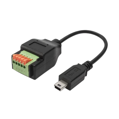 کابل بلوک ترمینال مینی USB5 پین نر تا 5 پین با دکمه فشاری